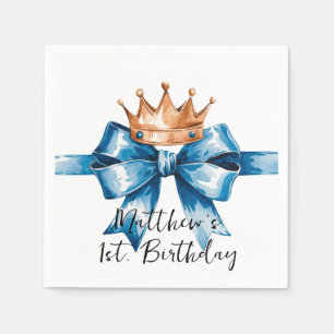 Serviette En Papier Première fête d'anniversaire du Petit Prince Boy