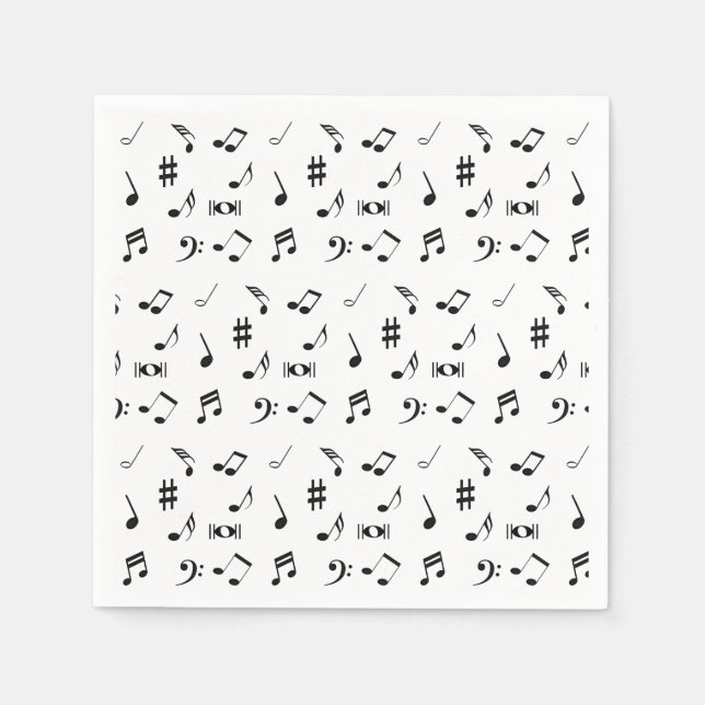 Serviette En Papier Prendre une note (Devant)