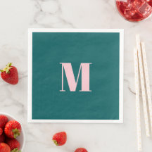 Preppy Green et Rose Monogram Party