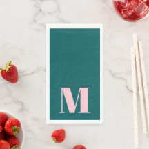 Preppy Green et Rose Monogram Party