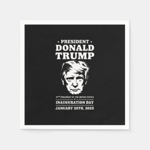 Serviette En Papier Président 47 D J Trump Jour de l'investiture Jan 2