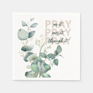 Serviette En Papier Prière Eucalyptus Napkin