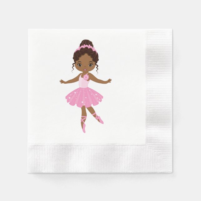 Serviette En Papier Princess Ballerina Event Napkins (Devant)