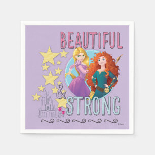 Serviette En Papier Princesse Disney Rapunzel et Merida