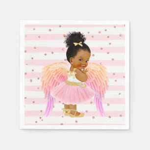 Serviette En Papier Princesse Rose Gold Ballerina Baby shower/Annivers