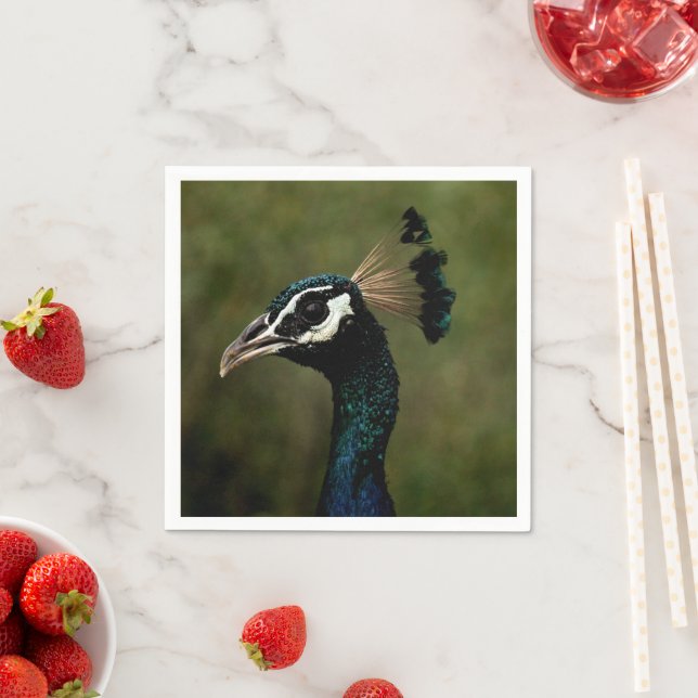 Serviette En Papier Profil de Peacock (En situation)