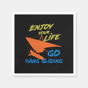 Serviette En Papier Profitez de Hang Glider Extreme Sports Hang Glider