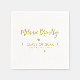 Serviette En Papier Promotion 2026 Étoiles de fête dorées pour la re
