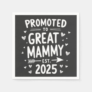Serviette En Papier Promu à Great Mammy Est. Fête des mères 2025