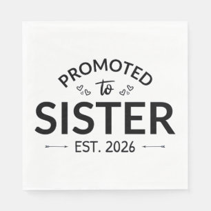 Serviette En Papier Promu À Soeur Est. 2026 II