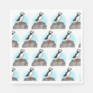 Serviette En Papier Puffin à main fine