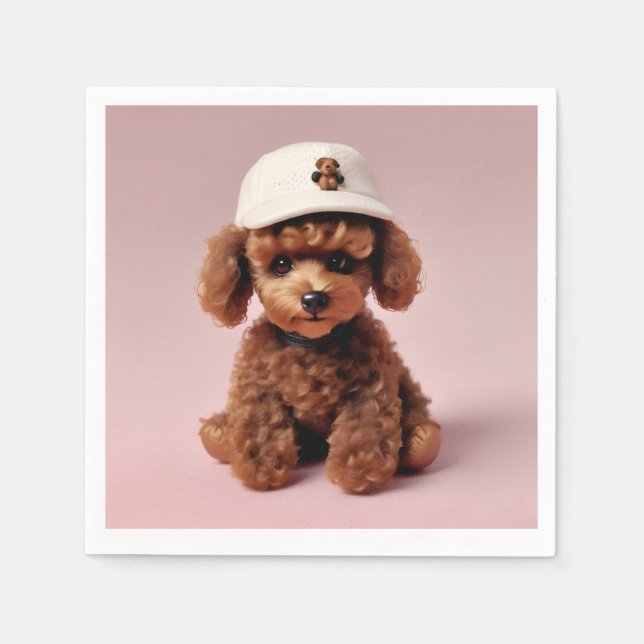 Serviette En Papier Puppy Party Pop” – Helium Balloon (Devant)