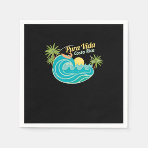 Serviette En Papier Pura Vida Costa Rica Plages de vacances Ocean Sail