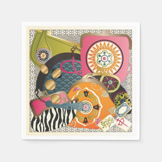 Serviette En Papier Purge Mah Jongg (Devant)