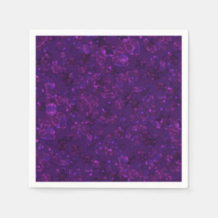 Serviette En Papier Purple confeti