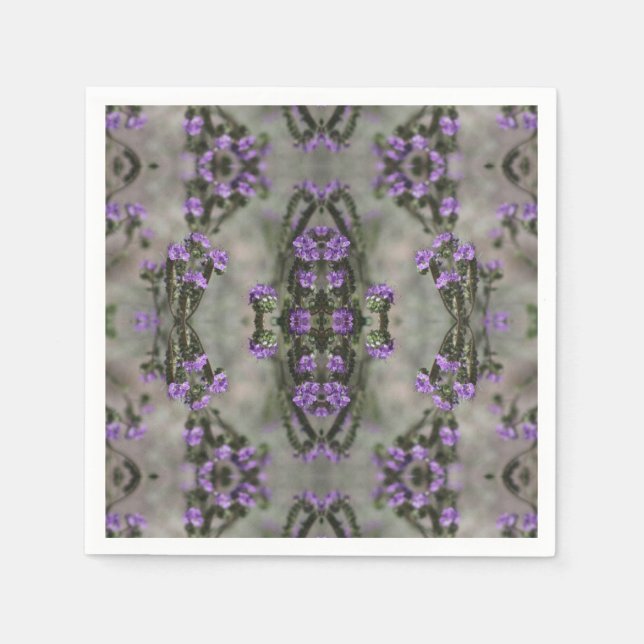 Serviette En Papier Purple Salt Heliotrope (Devant)