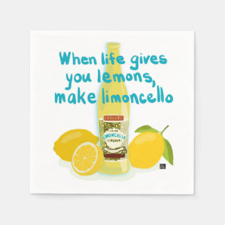 Serviette En Papier Quand la vie vous donne des citrons - Faites du Li