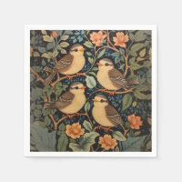 Quatre Bébés mignons Oiseaux Nature Inspiré