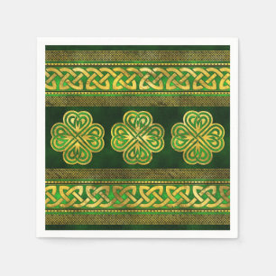 Serviette En Papier Quatre-leaf Lucky Clover Shamrock