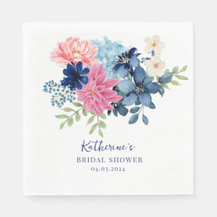 Serviette En Papier Quelque chose de bleu avant de faire douche nuptia