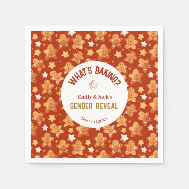 Serviette En Papier Qu'est-ce que la cuisson pain d'épices Révélation  (Devant)