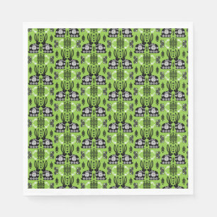 Serviette En Papier Rabbit Nordic Scandinavian Folk Art