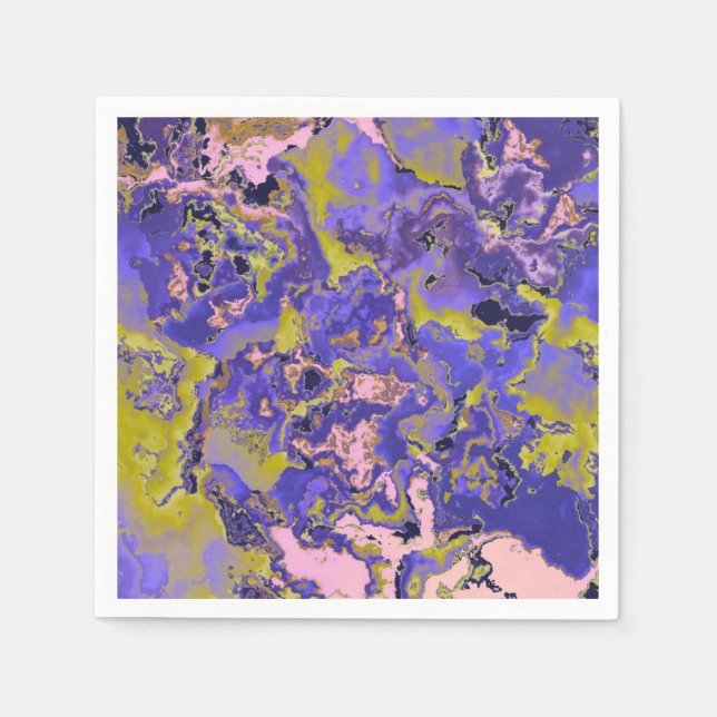 Serviette En Papier Radioactive Marble (Devant)