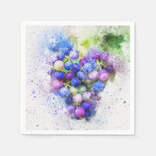 Serviette En Papier Raisins