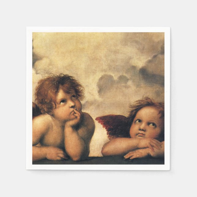 Serviette En Papier RAPHAEL - Angels 1512 (Devant)