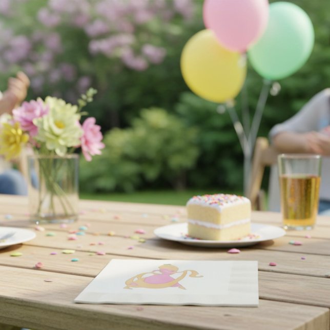 Serviette En Papier Rapunzel Napkins (Créateur téléchargé)