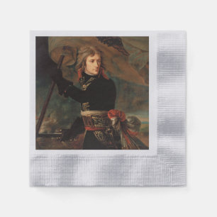 Serviette En Papier Rassemblement de Napoléon Bonaparte à la bataille 