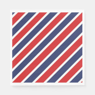 Serviette En Papier Rayé