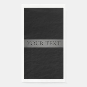 Serviette En Papier Rayure de dégradé élégant simple et modifiable