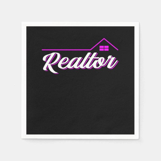 Serviette En Papier Realtor (Devant)