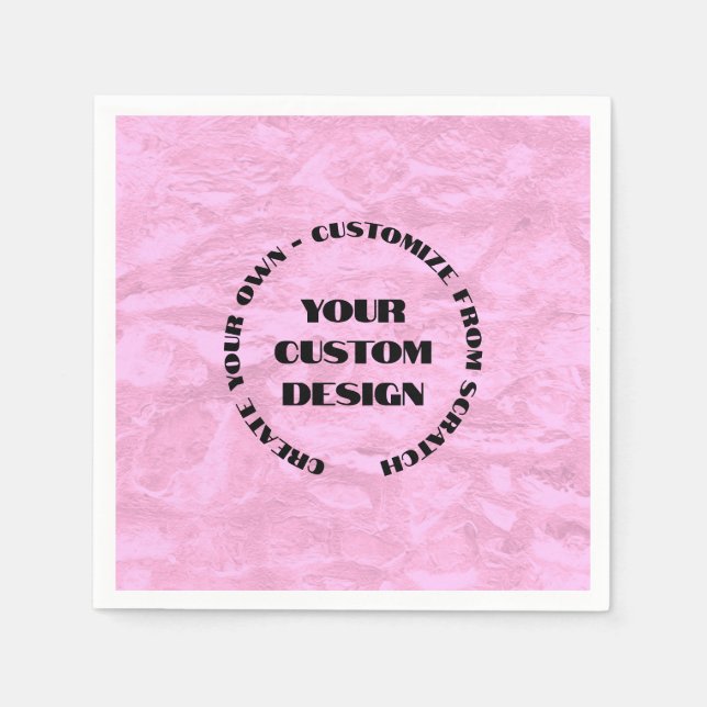 Serviette En Papier Redesign from Scratch Créer votre propre (Devant)