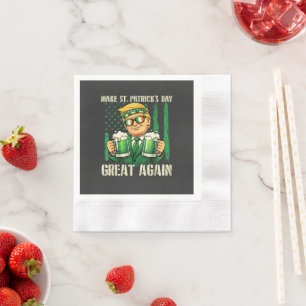 Serviette En Papier Refaire la Saint-Patrick