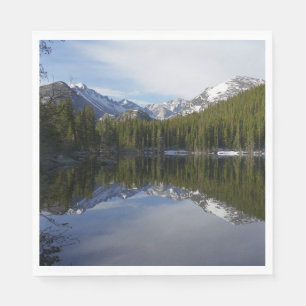 Serviette En Papier Réflexion du lac Ours II
