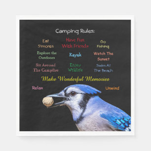 Serviette En Papier Règles de camping