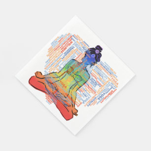 Serviette En Papier Reiki/Chakra