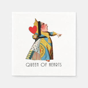 Serviette En Papier Reine de Cœur Alice au Pays des Merveilles Classiq