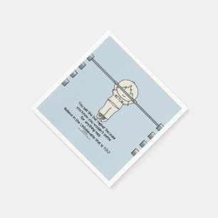 Serviette En Papier Relevez la Barre