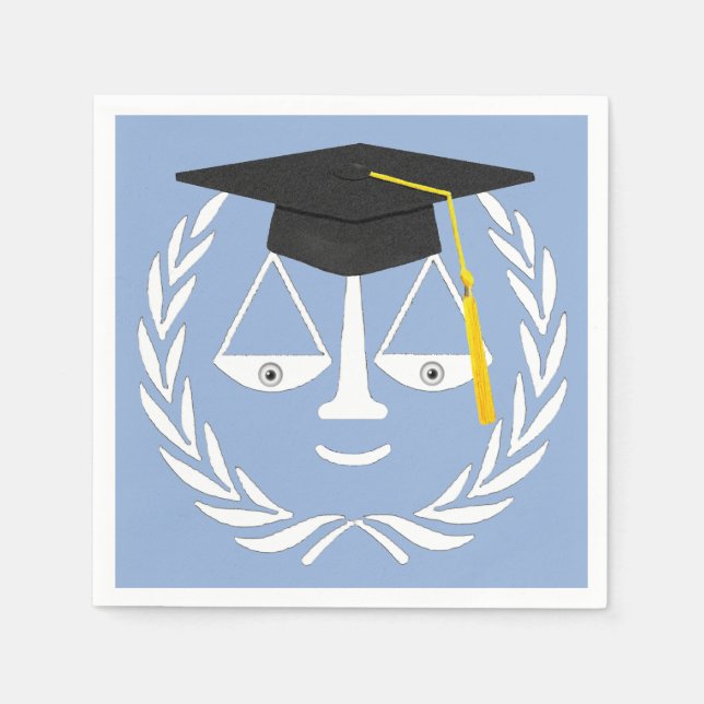 Serviette En Papier Remise des diplômes de la faculté de droit (Devant)