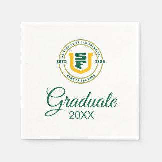 Serviette En Papier Remise des diplômes de l'Université de San Francis