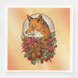 Serviette En Papier Renard