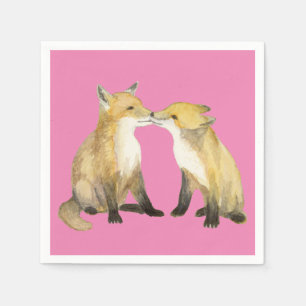 Serviette En Papier Renard