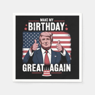Serviette En Papier Rendre ma grandeur d'anniversaire à nouveau drôle