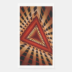 Serviette En Papier Réseau d'Imaginaires 3D Conception graphique fract