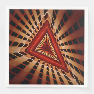 Serviette En Papier Réseau Fantastique 3D Moderne de Design Graphique 