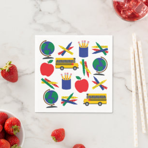 Serviette En Papier Retour à l'école Papier serviettes