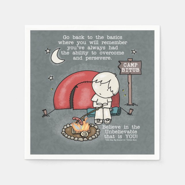 Serviette En Papier Retour aux fondamentaux (Devant)